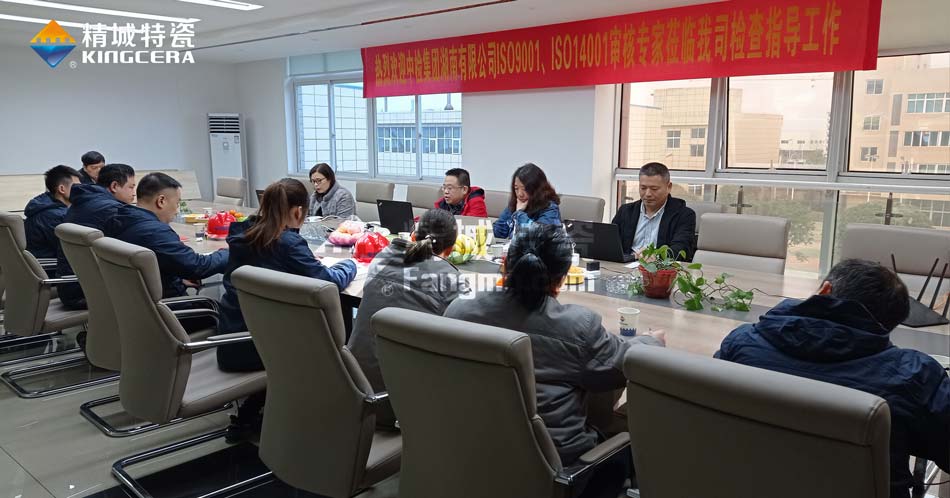 精城特瓷ISO14001环境治理系统认证评估审核