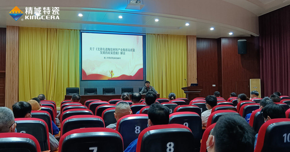 精城组织进建《支持先进陶瓷资料产业集群高质量发展的政策措施》